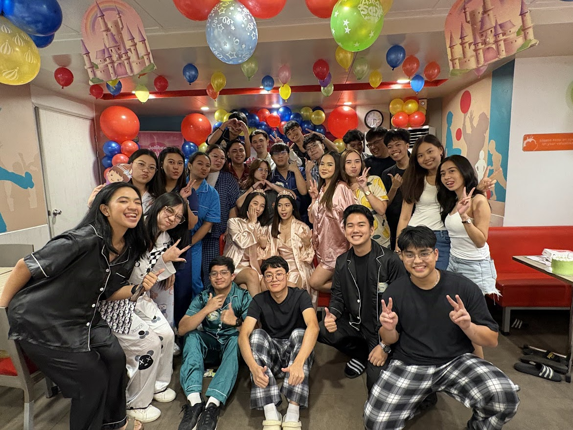 Pajama party with college friends